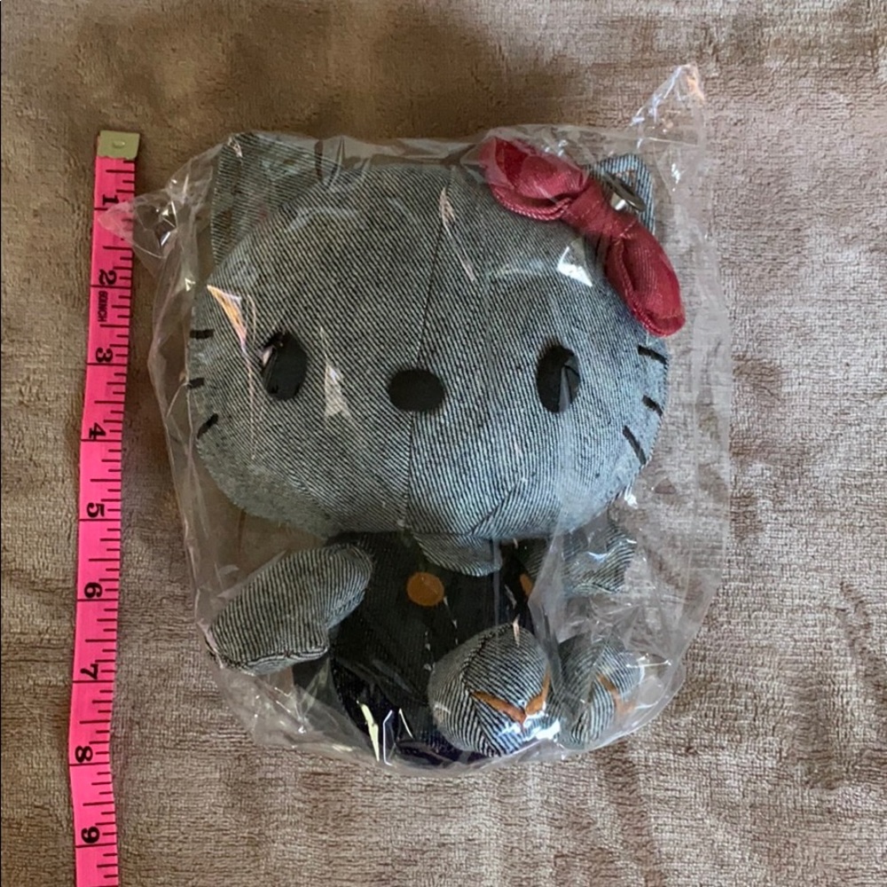 Hello Kitty x Edwin denim plush